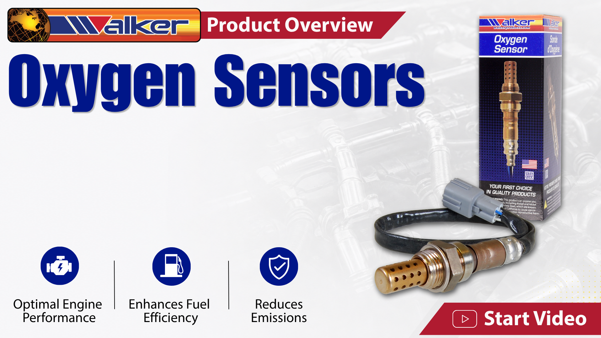 Amazon.com: Walker Products 350-64056 Oxygen Sensor 4-W Air Fuel