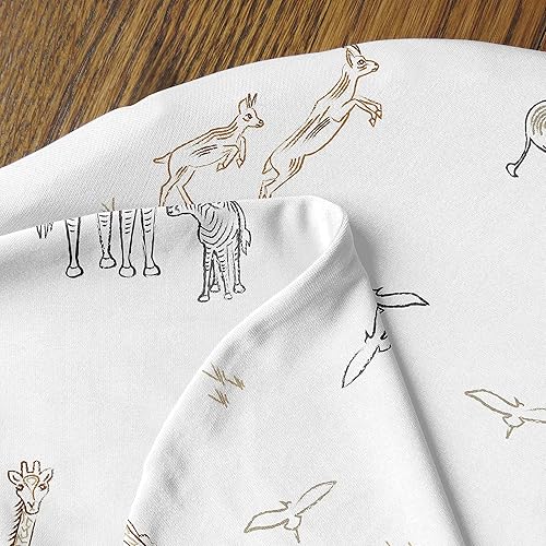 Miniatura 4 de Sweet Jojo Designs Jungle Safari Animals Boy Girl Gender Neutral Nursing Pillow Cover Baby Breastfeeding Slipcover Infant Newborn Nursery Bottle