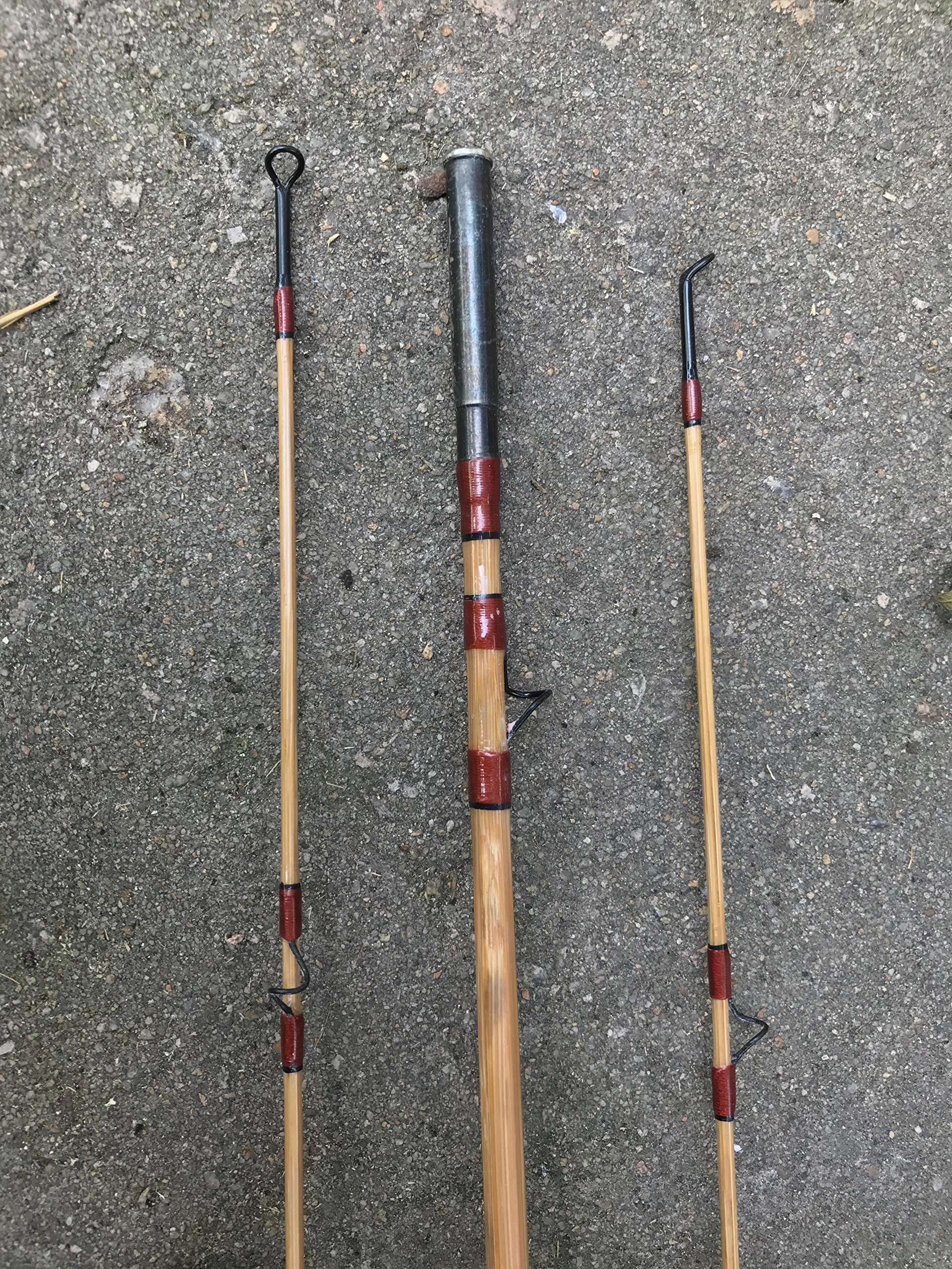 Amazon | バンブーフライロッド 7フィート0インチ #4 刻印リール