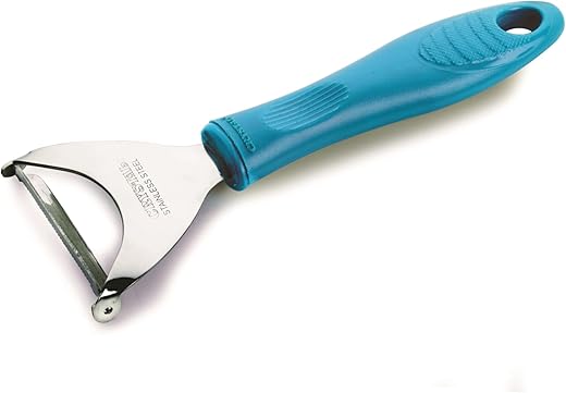 Crystal Super Veg Swivel Stainless Steel Peeler, Colour May Vary