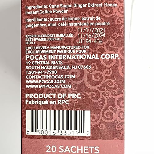 Miniatura 8 de Café instantáneo de jengibre hecho con jengibre real, miel y azúcar de caña pura