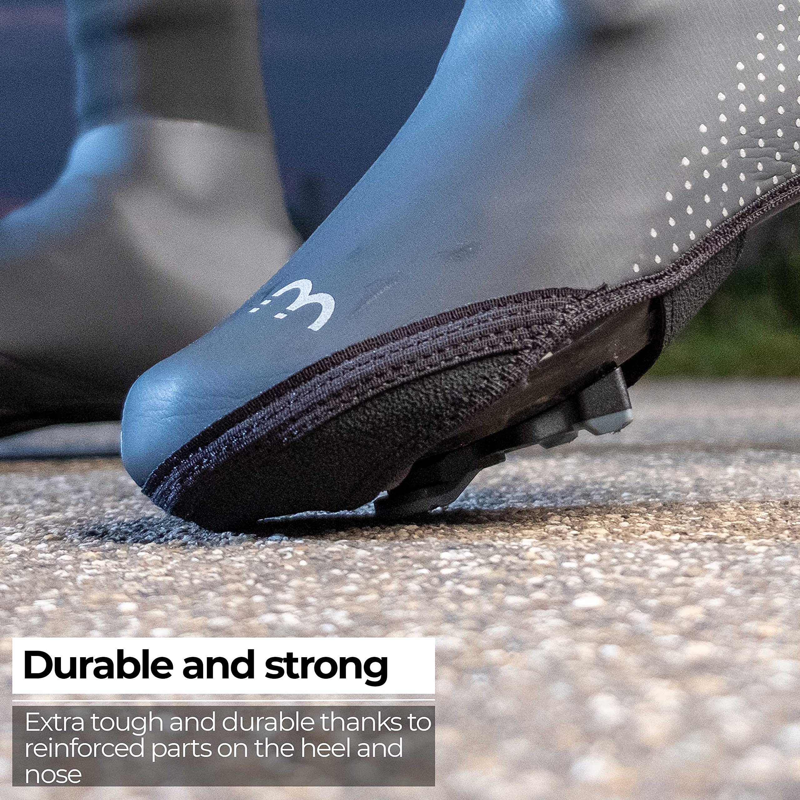 Couvre-chaussures Cyclisme UltraWear Sans Fermeture - Imperméable, Néoprène 3mm - Pour Froid Et Pluie