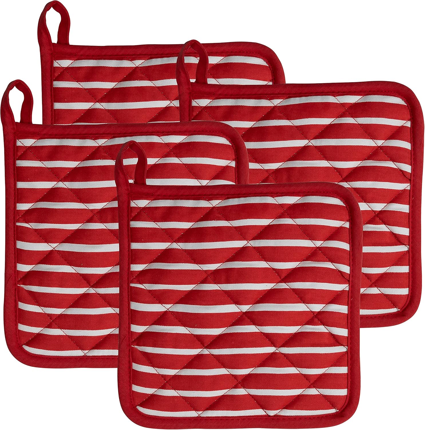 Signaira Pot Holders Pack of 4100 Cotton Hot Pot Holder Kitchen