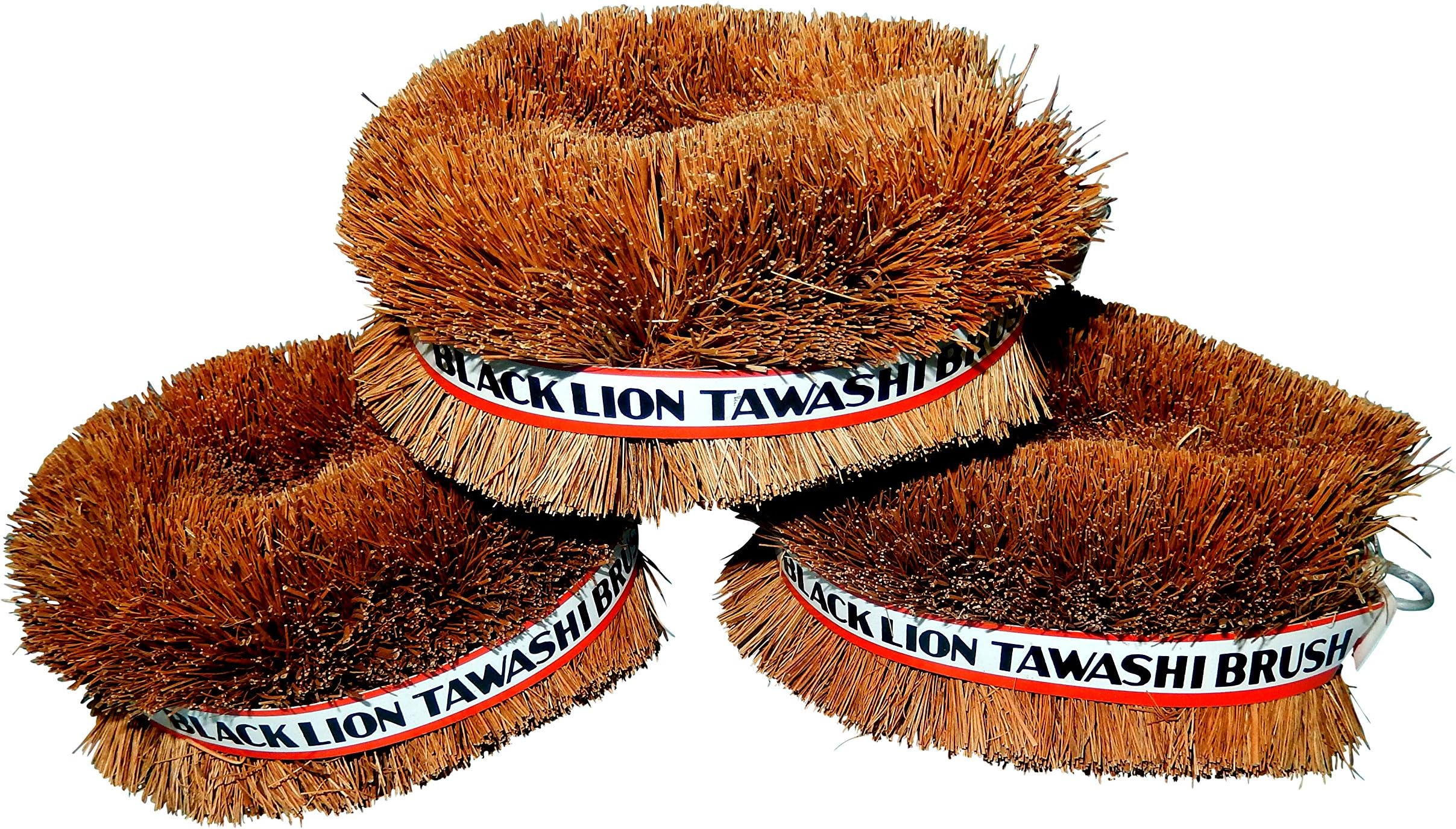 Set of 3 Japanese Tawashi Brushes for Cleaning Fruits & Vegetables & Other Household Cleaning