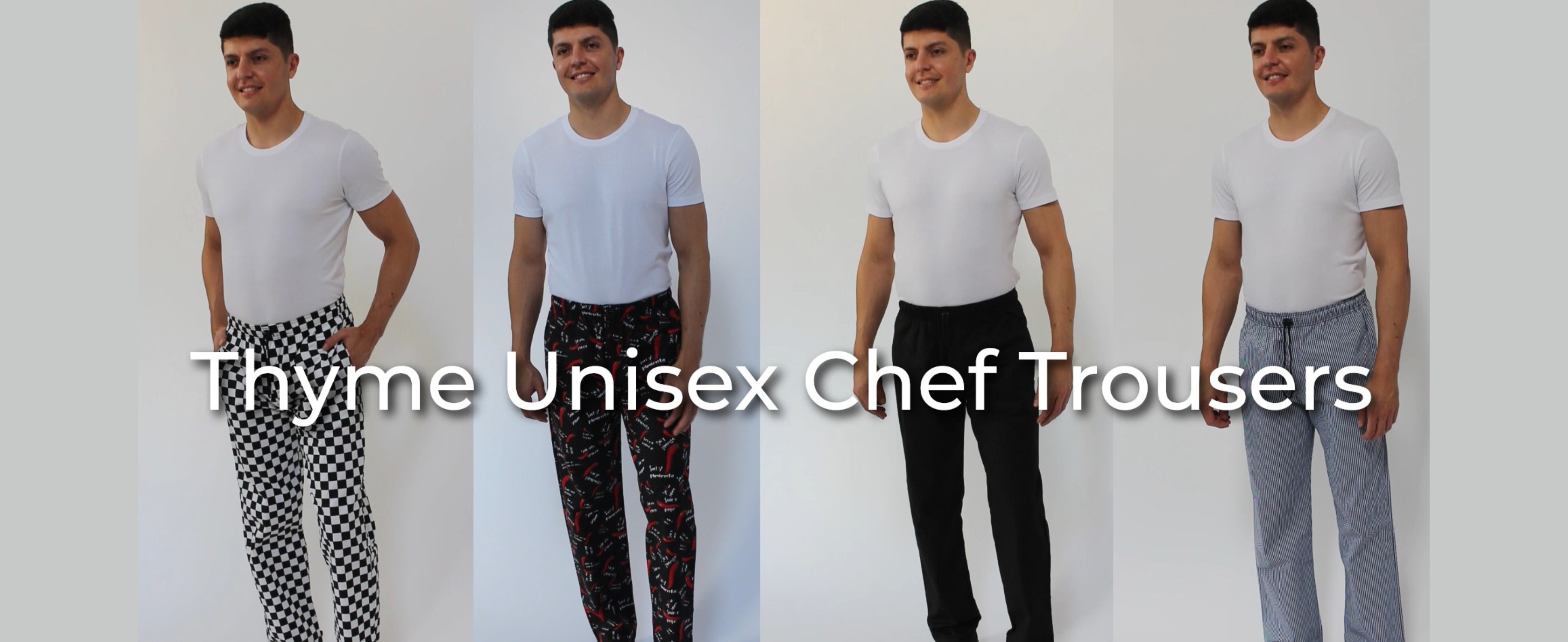 Pantaloni Da Cuoco Carlo Pantaloni - Cotone/Poliestere, EN 1368, Con Coulisse, Tasca Posteriore - Foto 2