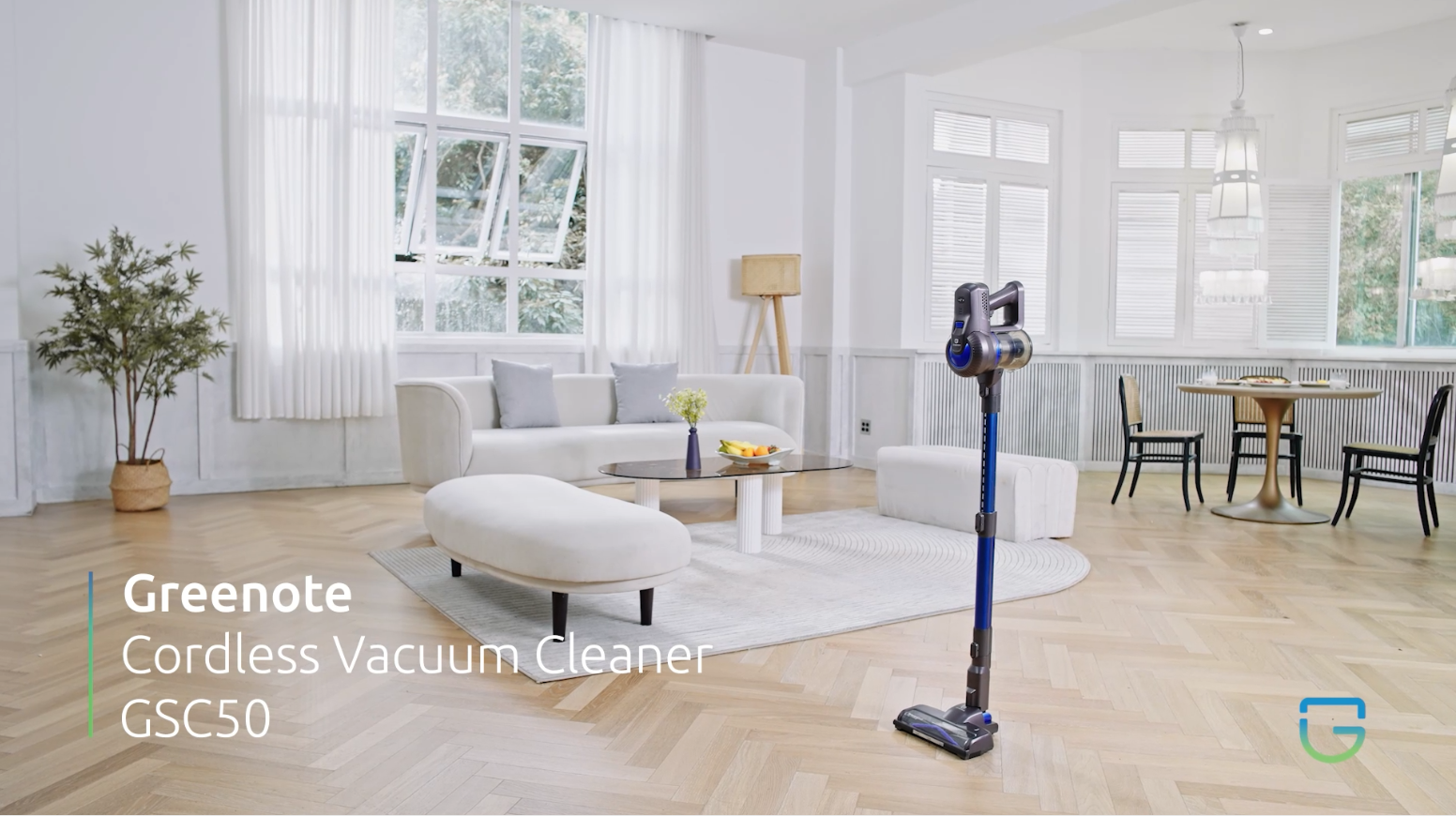 Greenote Akku Staubsauger, 23000PA Staubsauger Kabellos 4 in 1, 200W mit doppeltem Digitalmotor LED Elektrobürste… - Image 8