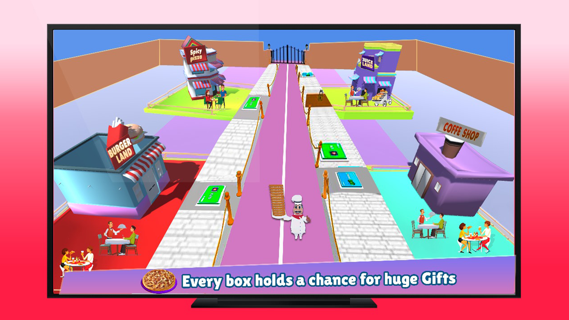 I want pizza stack runner 3d Kids cooking game (Spicy pizza Game