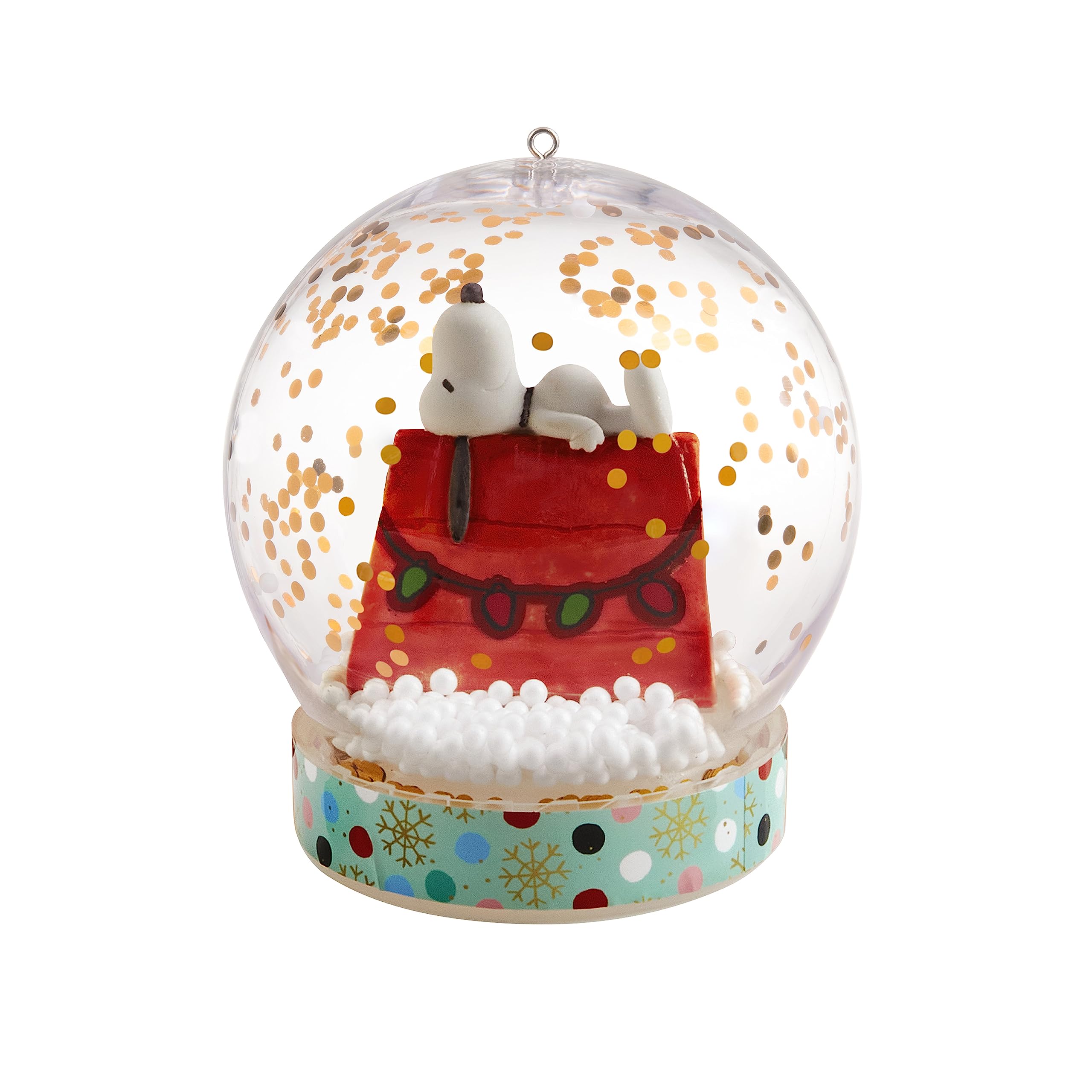 HallmarkPeanuts Snoopy Build-Your-Own Crayola Snow Globe Christmas Ornament Kit