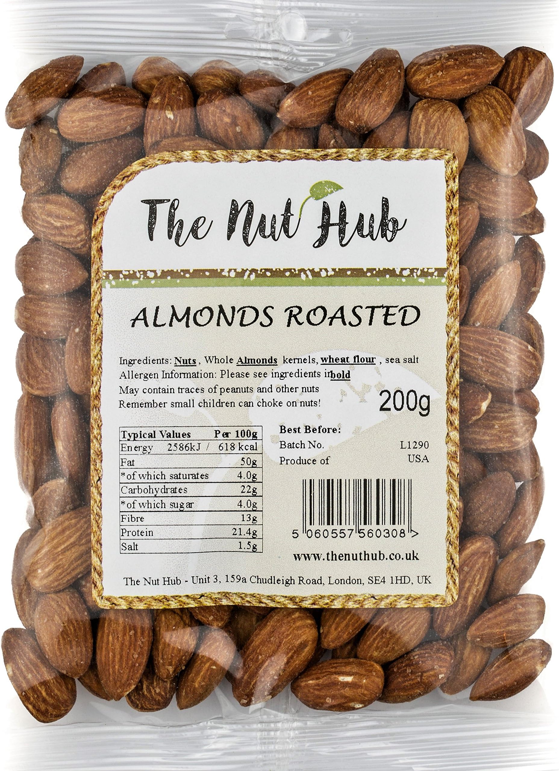Whole Almonds Roasted & Salted Nuts 100g 200g 500g 1kg (from £ 1.49) (1kg)