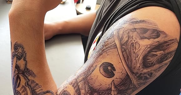 Amazon Com Fanrui 24 Sheets Cool Super Large Full Arm Temporary Tattoo Sleeve For Men With 8 Sheets Full Sleeve Temporary Tattoos For Women Thigh 16 Sheets Large Flower Eagle Compass Adults Amazon Com Fanrui 24 Sheets Cool Super Large Full Arm Temporary Tattoo Sleeve For Men With 8 Sheets Full Sleeve Temporary Tattoos For Women Thigh 16 Sheets Large Flower Eagle Compass Adults