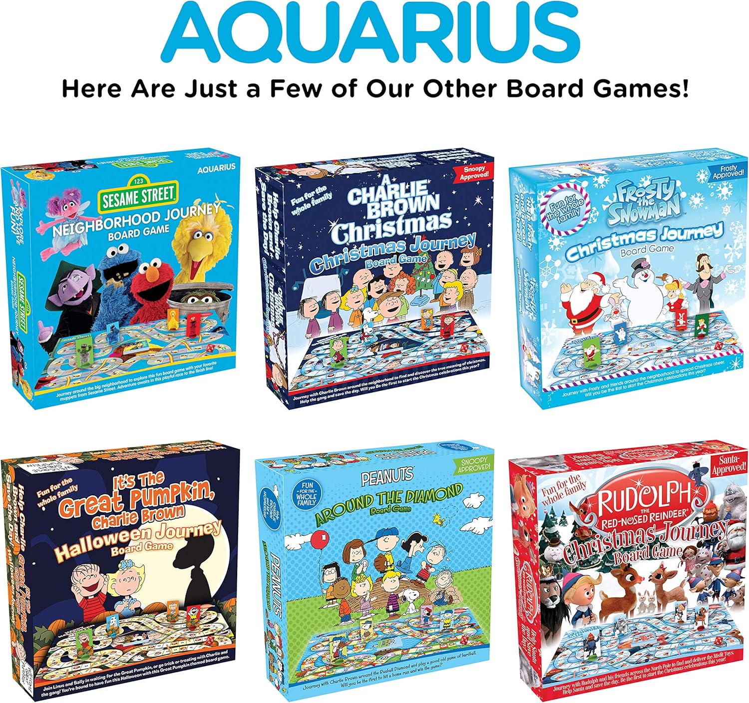 AQUARIUS Sesame Street Neighborhood Journey Board Game - Fun for Kids & Adults - Officially Licensed Sesame Street TV Show Merchandise & Collectibles