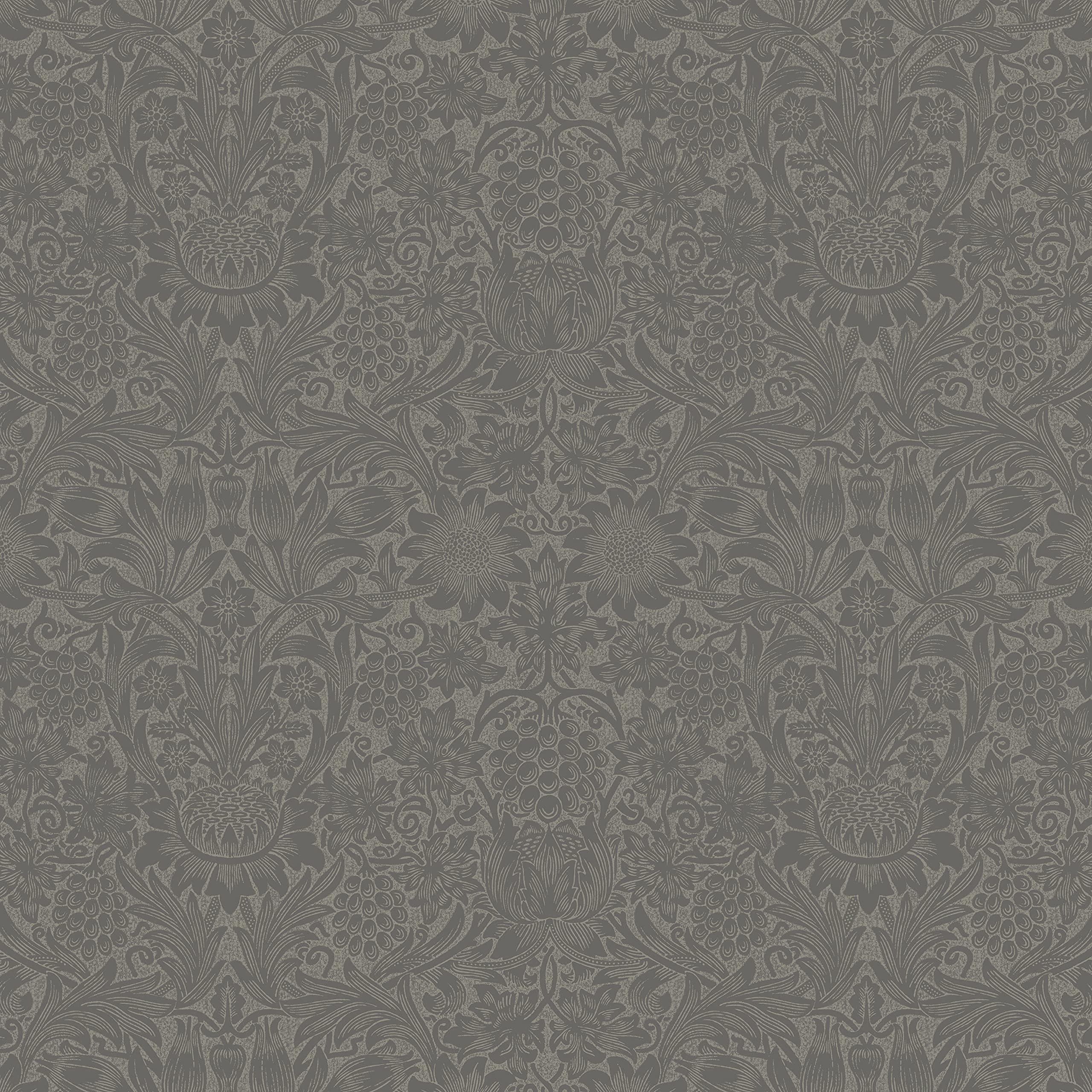 William Morris Fabrics - Pure Sunflower Slate - William Morris - FS263 - from 0.5 Metre - by Freespirit - 100% Cotton (Pure Sunflower Slate FS263)