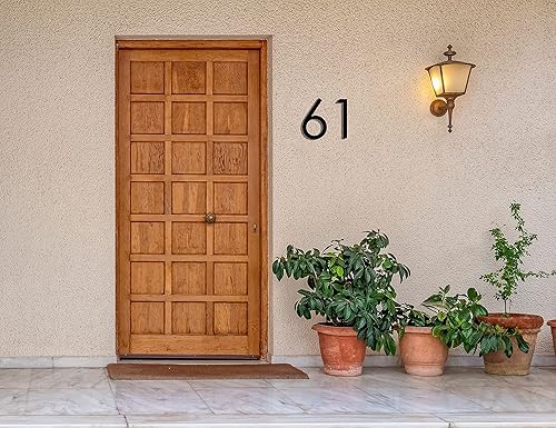 Miniatura 7 de Números de casa flotantes modernos de 12 pulgadas para exteriores  Números de casa de metal grandes para exteriores  Números de dirección de casa