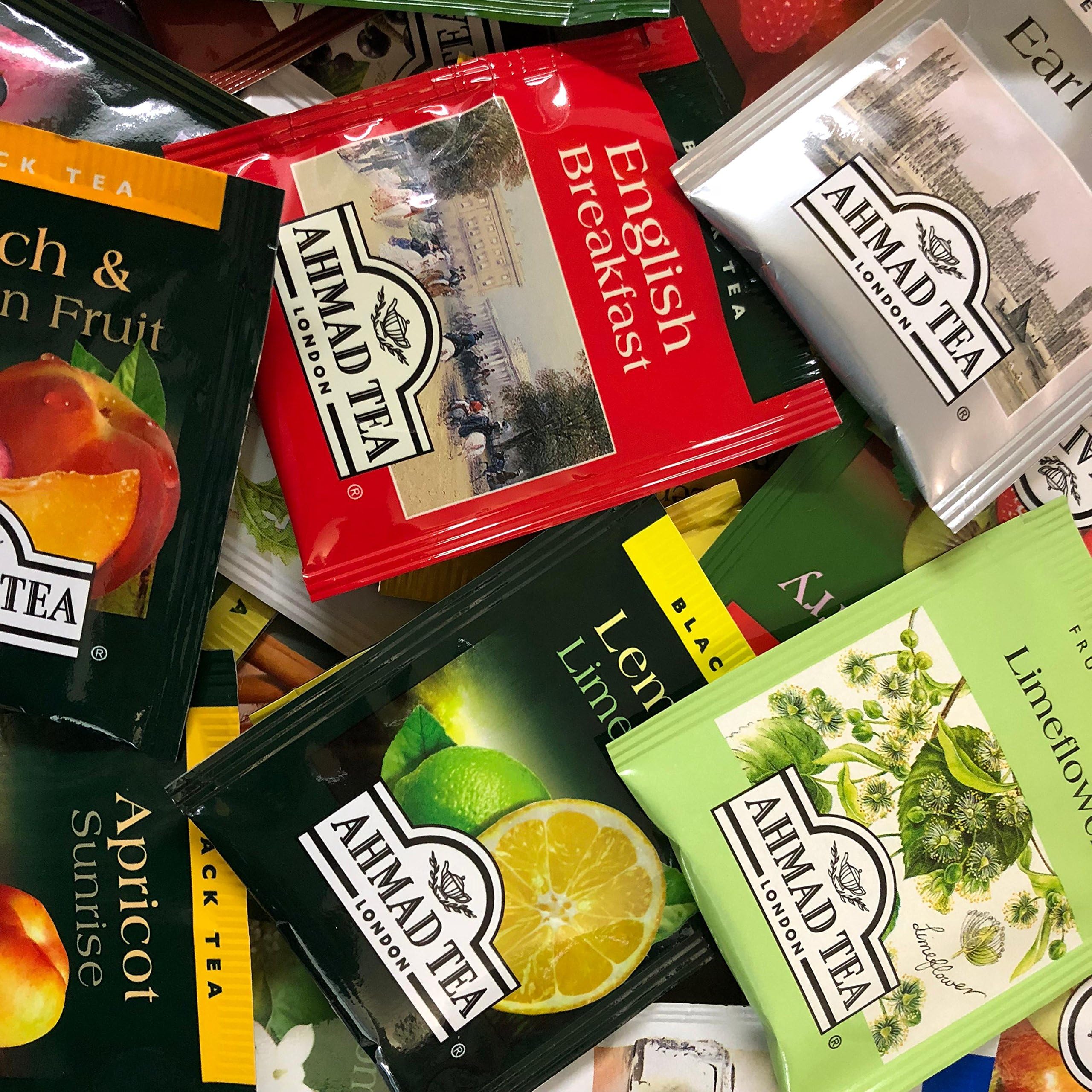 Ahmad Herbal Tea Sachets - Random Selection of 20 Sachets (1 Sachet of Each Variety) - Sample Taster Pack