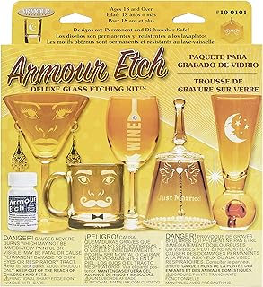 Armour Deluxe Glass Etching Kit Glass Etching kit