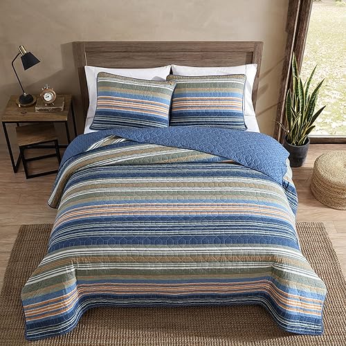 Miniatura 2 de Set de colcha Eddie Bauer de algodón, Algodón, gemelo