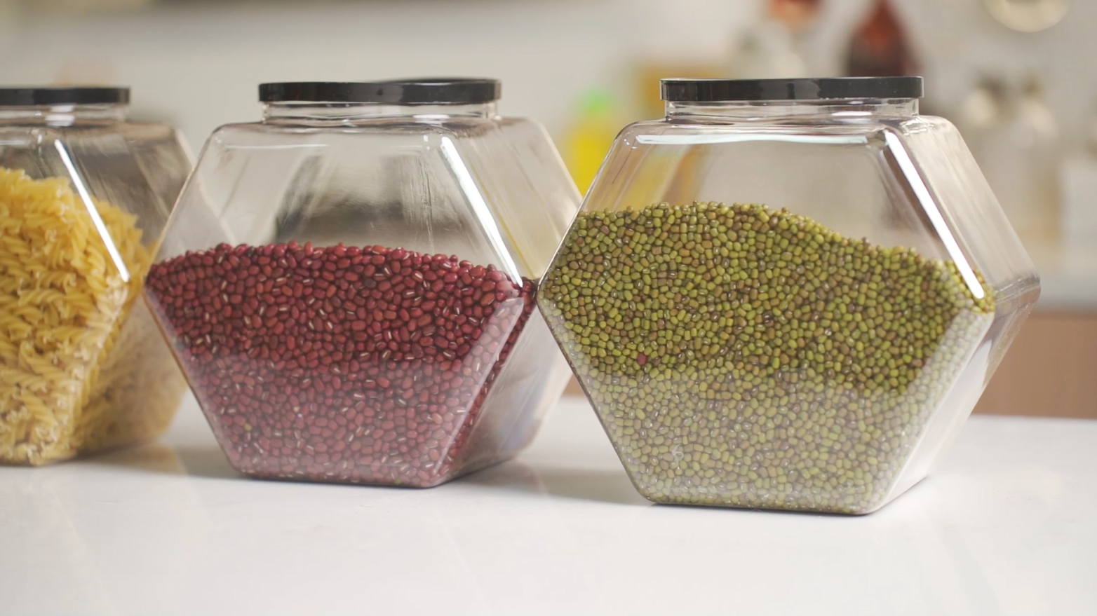 Amazon.com: Norme 4 Pcs 129 oz Plastic Candy Jars with Lids