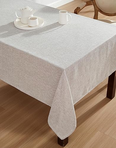 Miniatura 2 de Laura Ashley Harper Mantel de tela suave de lujo para cenas formales o informales, vacaciones, banquetes, bodas o fiestas, 60 x 84 pulgadas, color