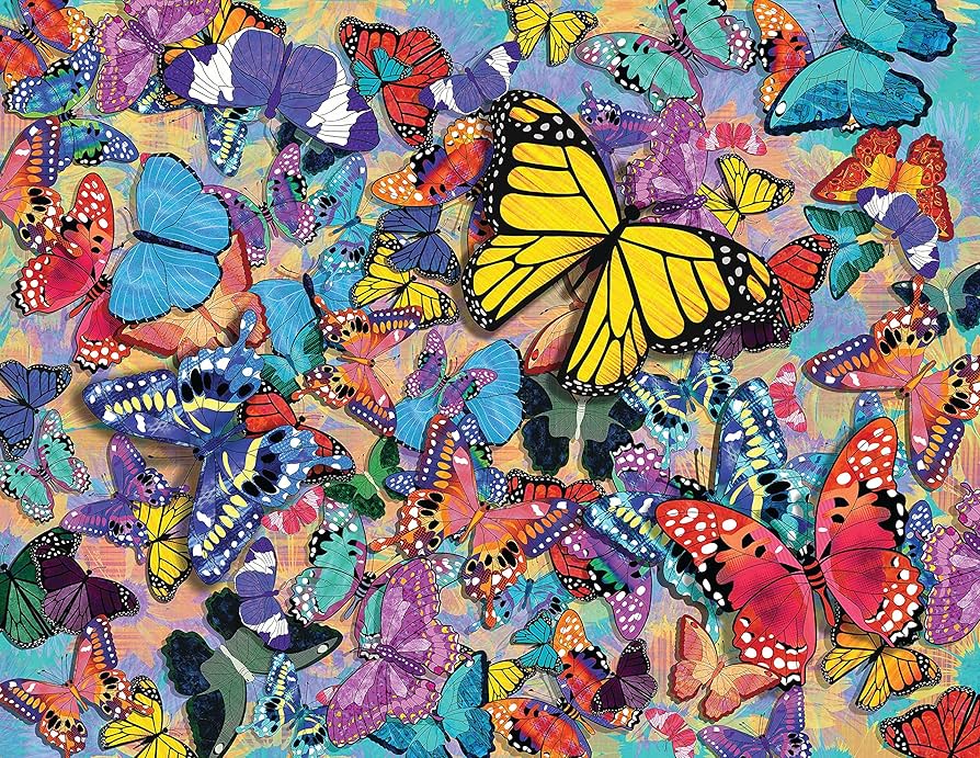 Amazon.co.jp: Springbok's 500 Piece Jigsaw Puzzle Butterfly Frenzy Amazon.co.jp: Springbok's 500 Piece Jigsaw Puzzle Butterfly Frenzy