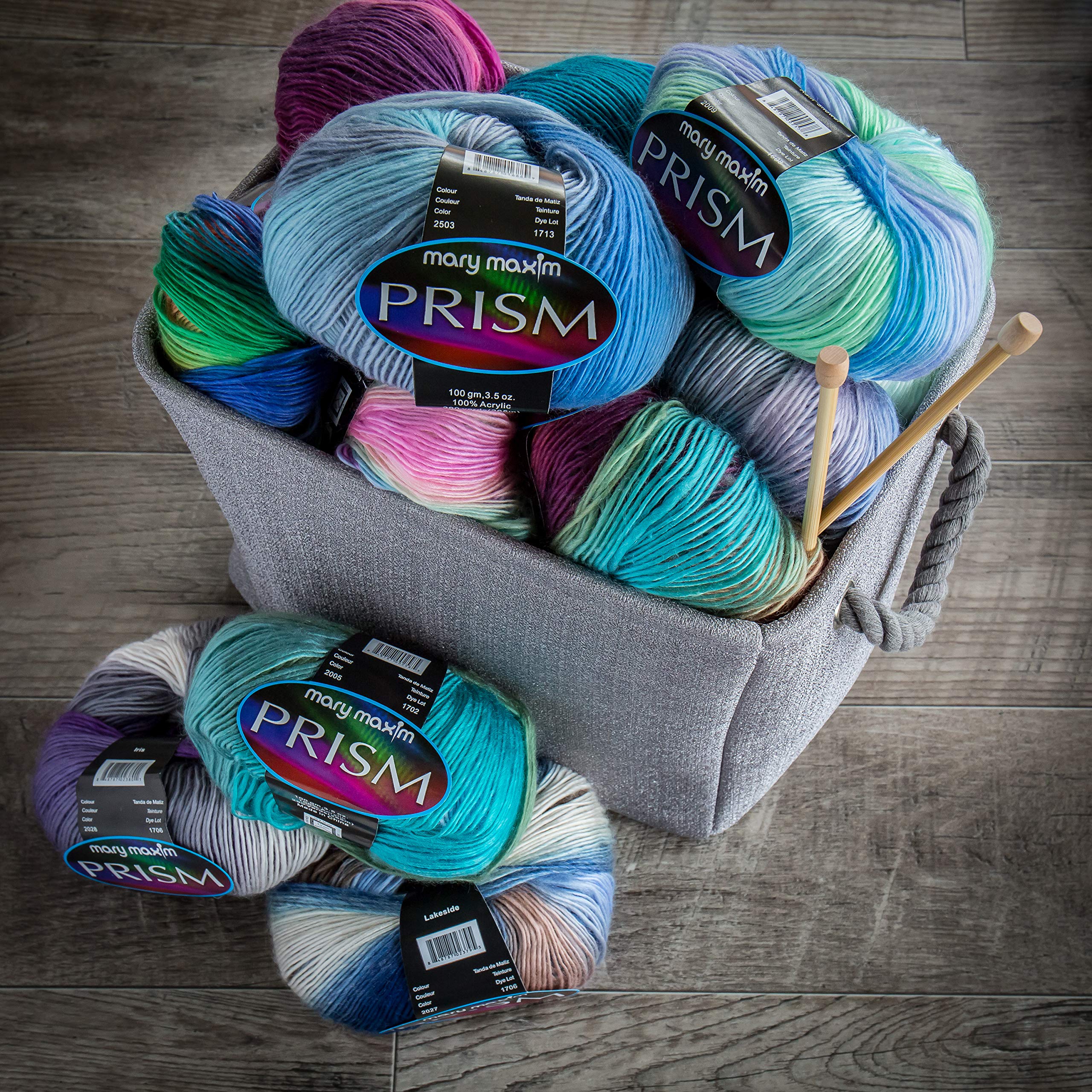 Amazon.com: Mary Maxim Prism Yarn - 3 Light Weight Yarn for