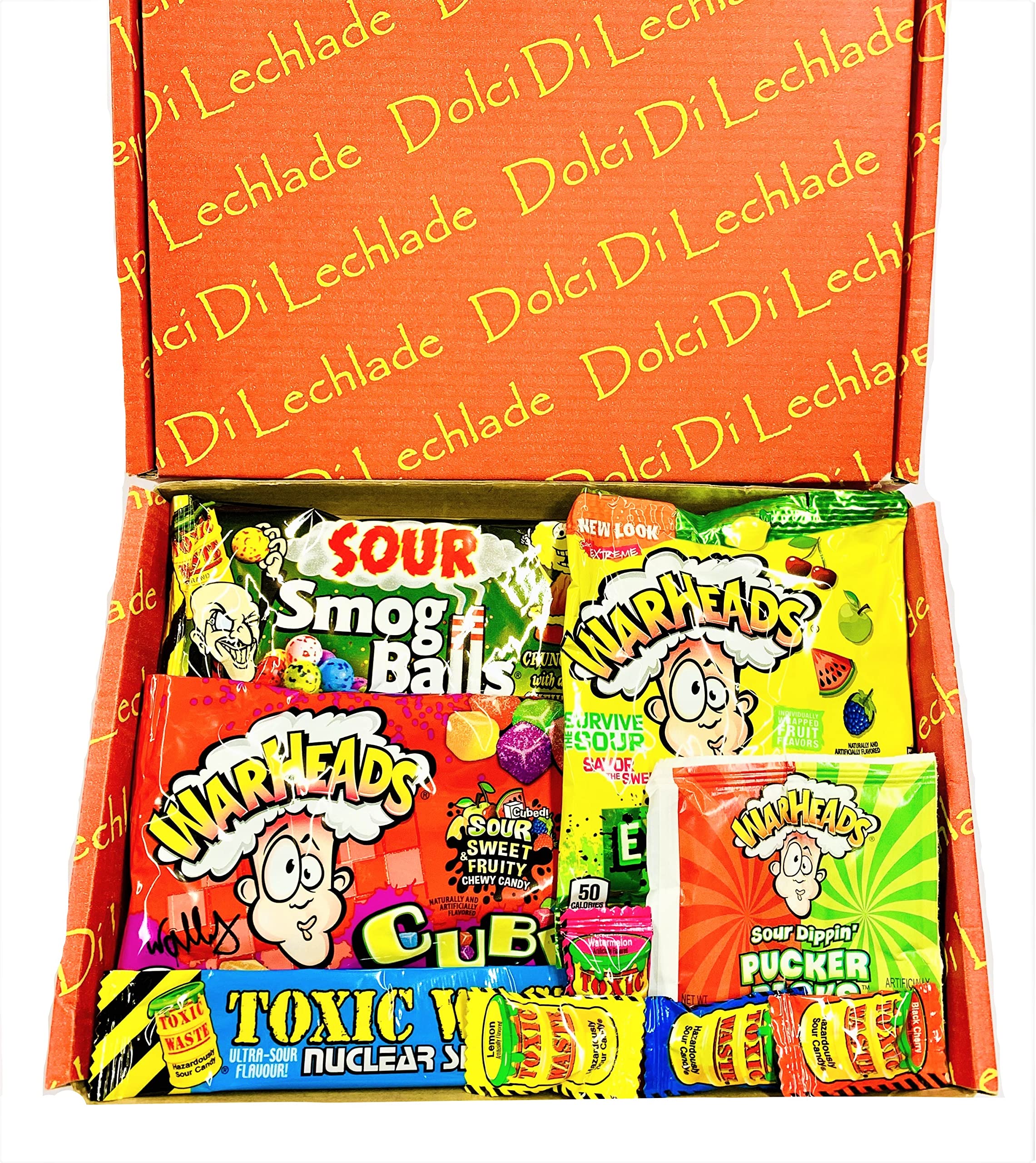 Buy Super Sour Sweets Gift Box American Sweets and Candy by Dolci Di