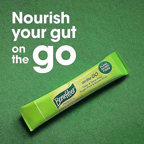 Miniatura 3 de Benefiber On The Go Suplemento de fibra prebiótica en polvo para la salud digestiva y sobre la marcha Suplemento de fibra prebiótica en polvo para