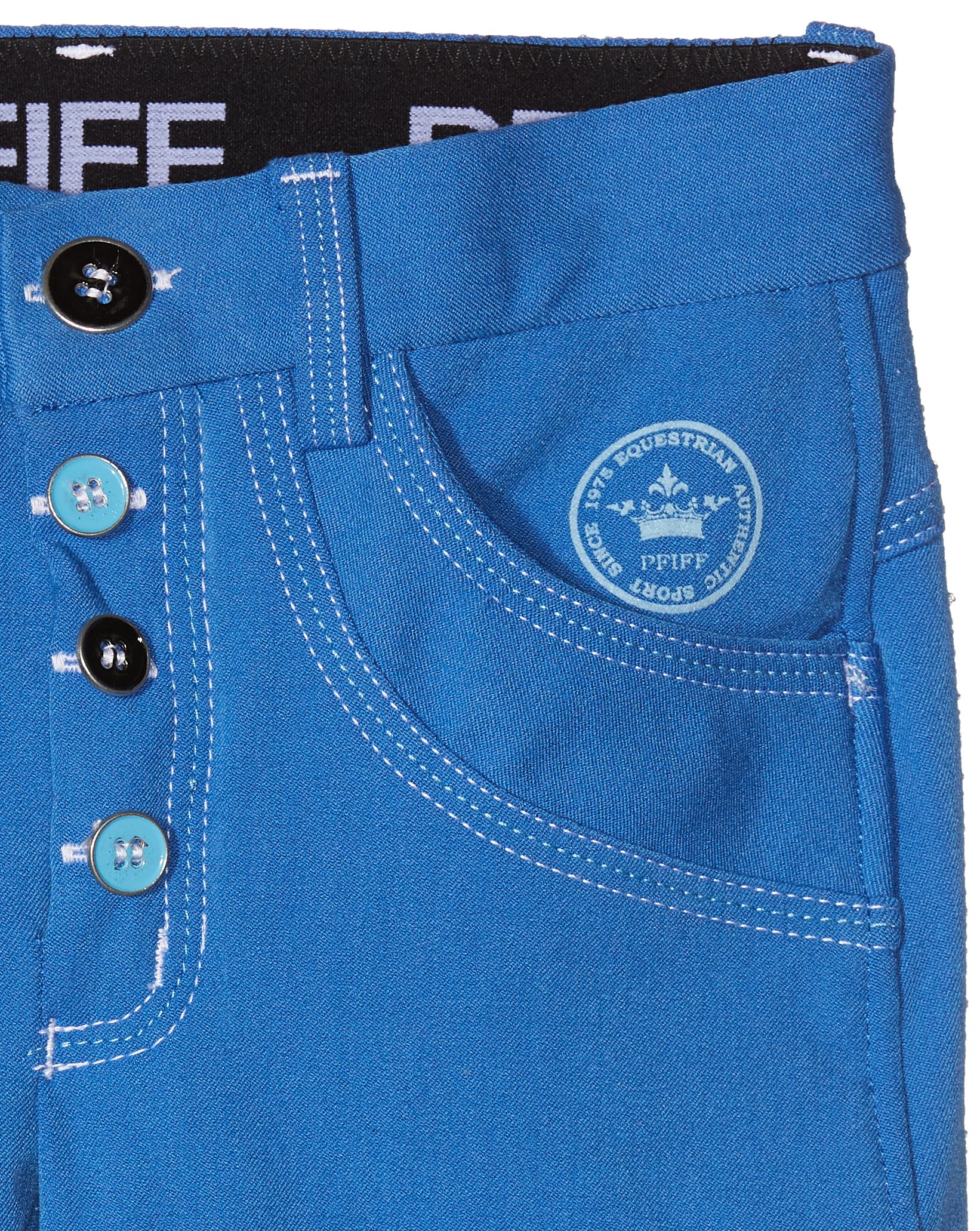 PFIFF Pantalones de equitación para niños con ribete de agarre