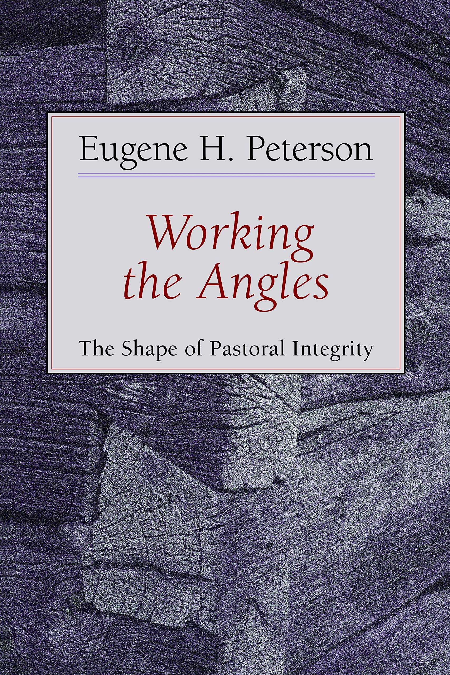 Working the Angles: The Shape of Pastoral Integrity Paperback – May 12, 1989