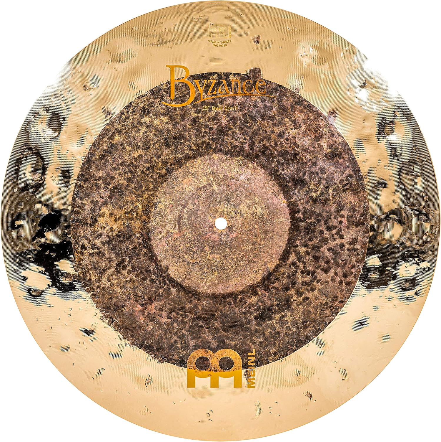 Meinl Cymbals Byzance 19" Dual Crash — Made in Turkey