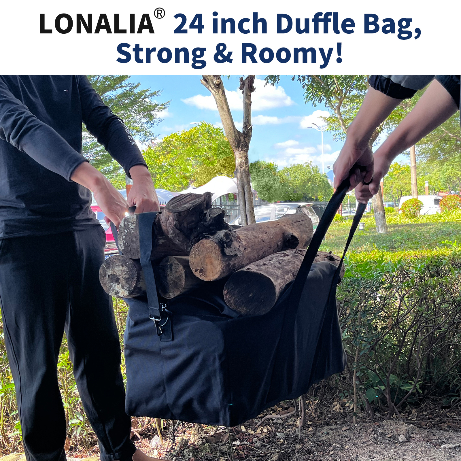 Amazon.com | LONALIA 70L Large Duffle Bag for Travel - 24 inch