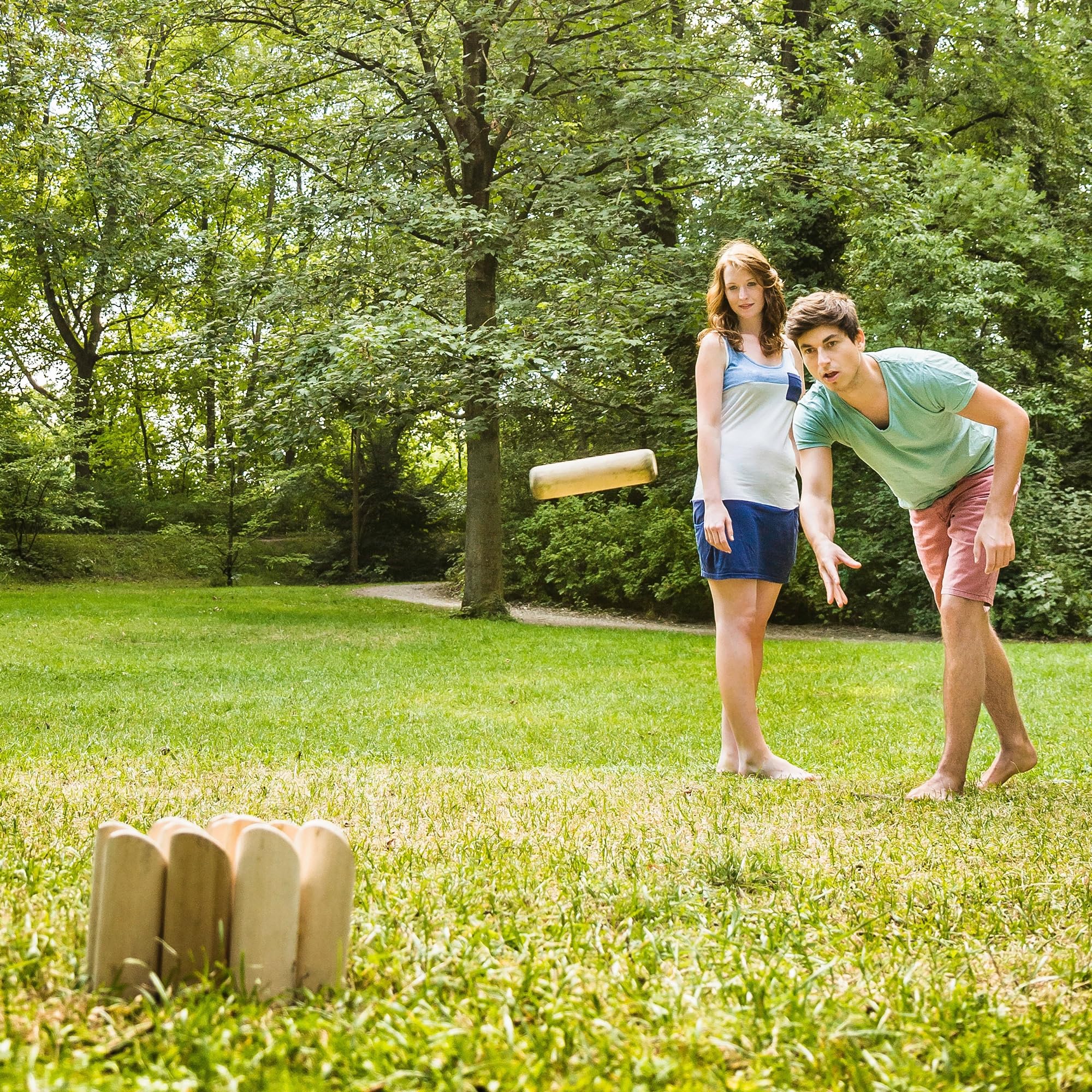 Sportnow - Juego de Bolos Finlandeses de Madera (Mölkky) | Miscellaneous | ToysRUs España