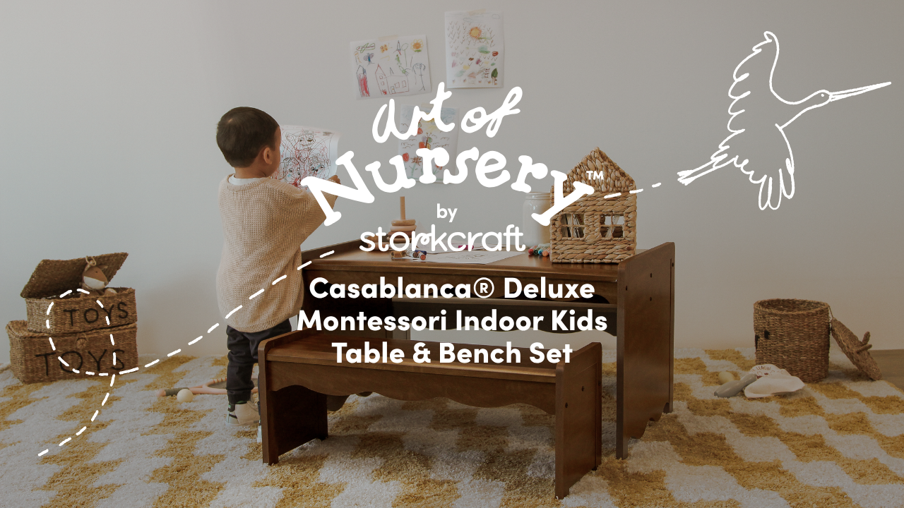Amazon.com: Storkcraft Casablanca Montessori Indoor Kids Table
