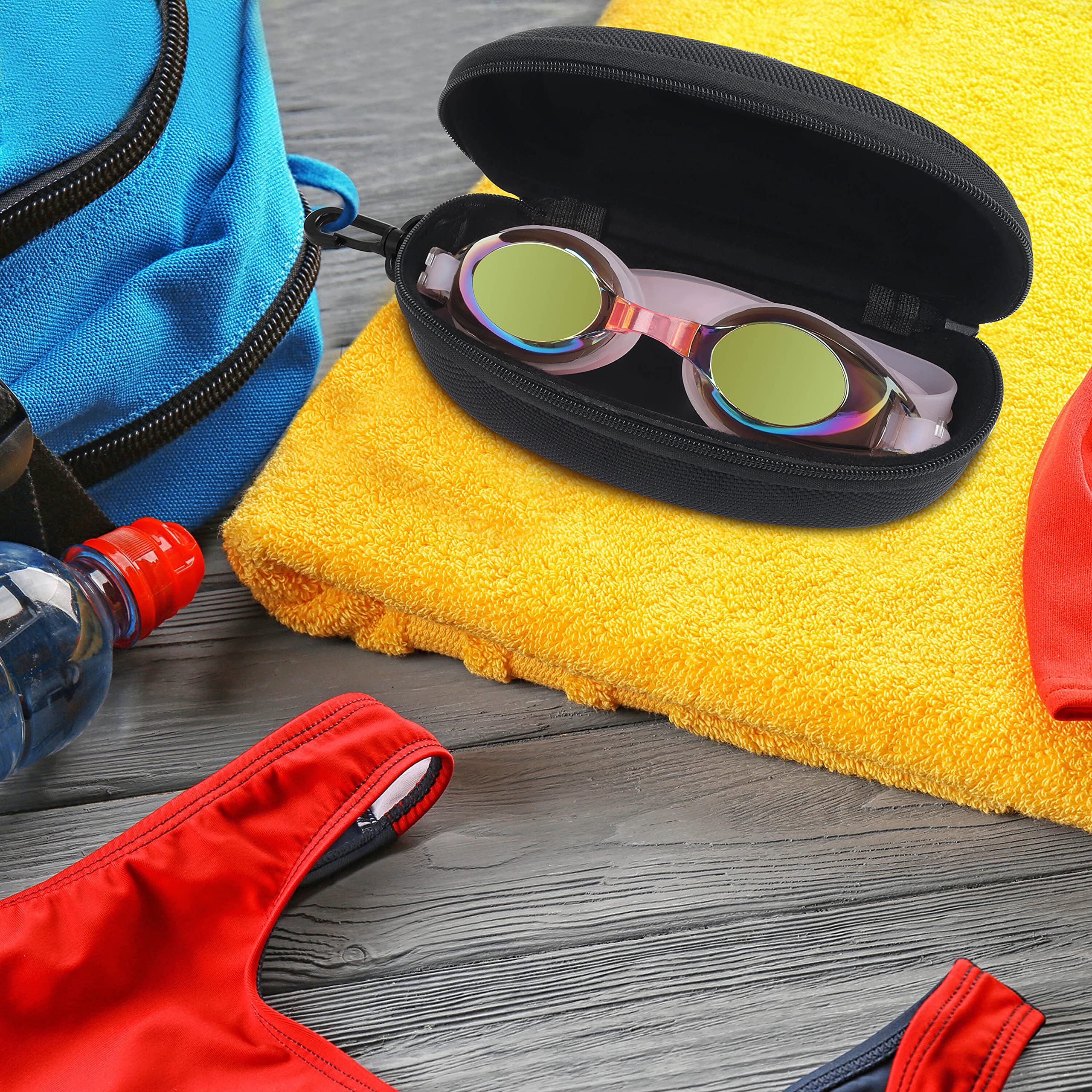 BEZZEE PRO Kids Swimming Goggles UV Protected Mirrored Goggles