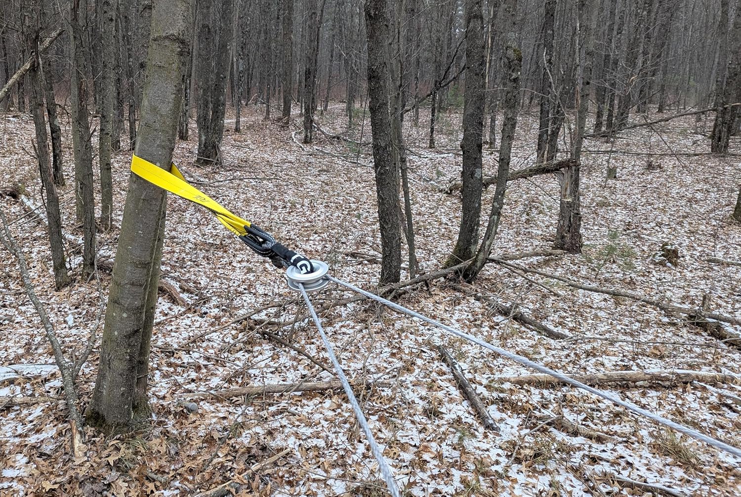 TGL Snatch Block Winch Pulley Ring with Recovery Soft Shackle, 3" Tree Saver, Tow Strap with Loops. Perfect Winch Accessory for Come Along Winch. Compatible with Jeep Accessories, Ford, Toyota.