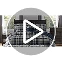 MaiRêve Plaid Queen Comforter Set Navy Blue 7 Pieces Bed in a Bag | Rustic Lightweight Bedding Sets with Sheets, Pillowcases and Shams image 7