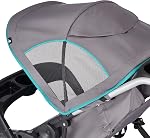 Evenflo Victory Plus Système de jogging avec siège auto pour bébé Litemax (Malibu Blue)