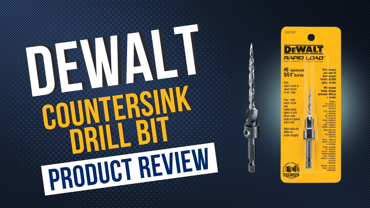 Watch Dewalt Countersink Drill Bit Product Review on Amazon Live