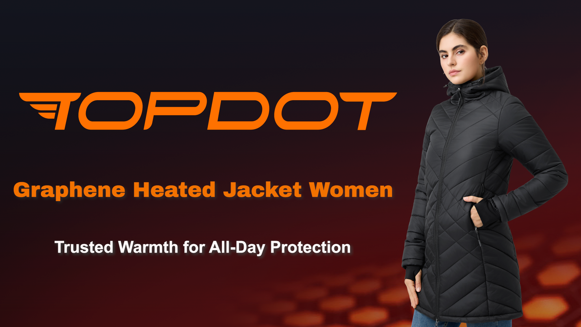 Amazon.com: Topdot Graphene Long Heated Jackets for Women with 12V