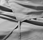 Home Beyond & HB design - 3 Couvercle de couettes en pièces, 1 Couverture de couettes avec fermeture à glissière Plus 2 Shams d'oreiller, Ultra Microfibre brossée souple et légère - Reine ou pleine ou double taille, gris drak