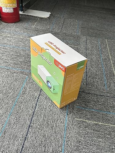 Miniatura 13 de Proyector mini proyector portátil de cine al aire libre, proyector de video LED Pico para proyectores de cine en casa, compatible con