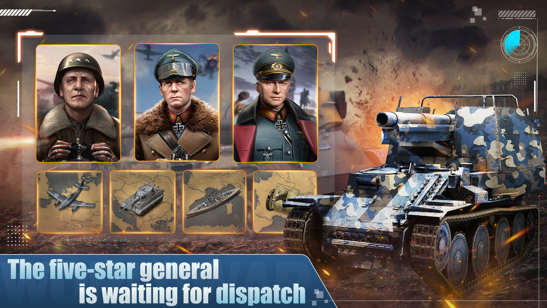 World War 2 : Strategy War Games，WW2 Turn Based Tactics