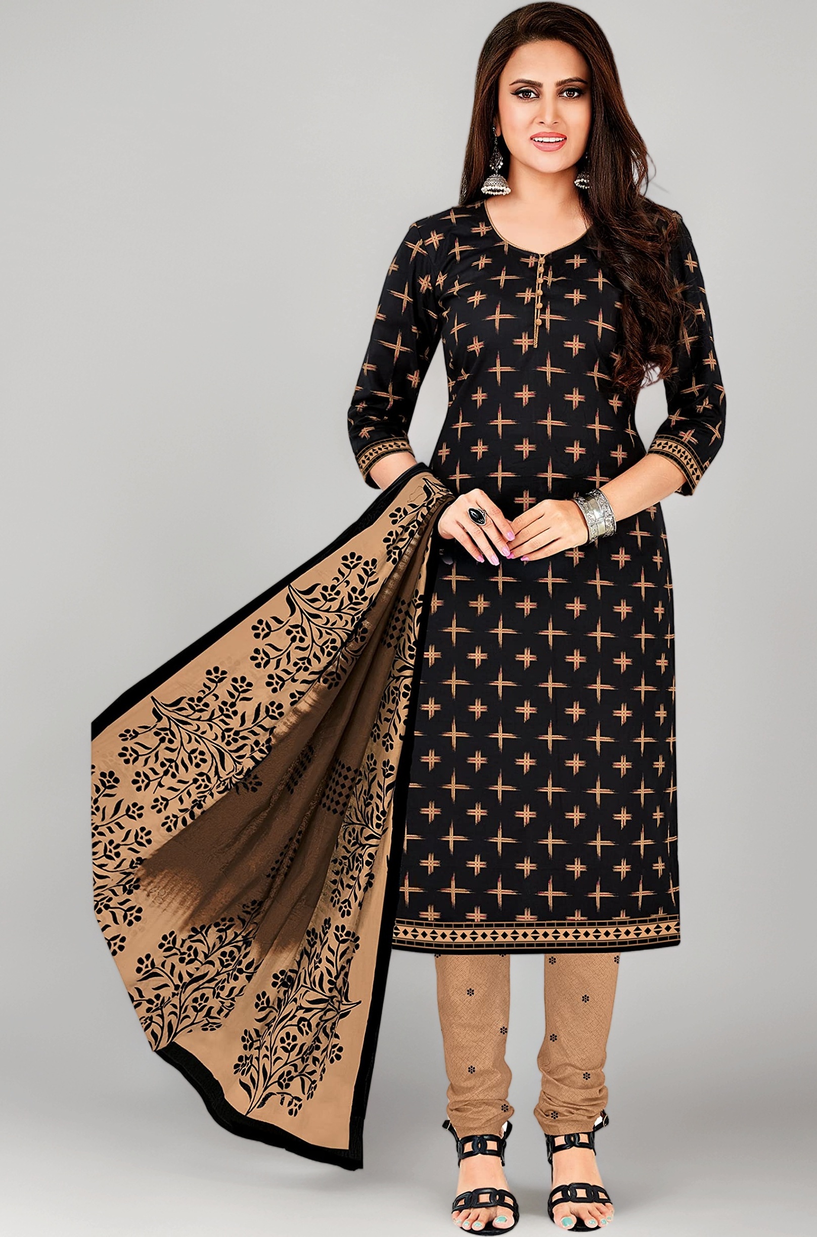 Cotton Printed Readymade Salwar Suit For Women (MIRAANSAN1406)