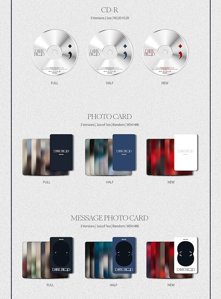 Amazon.co.jp: ENHYPEN 'DARK BLOOD' (韓国盤）: ミュージック