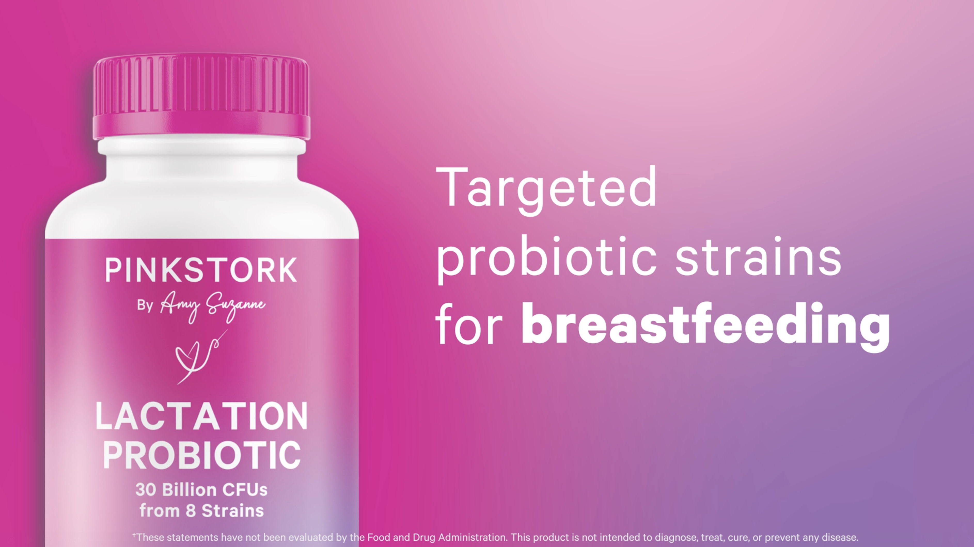 Amazon.com: Pink Stork Lactation Probiotic - 30 Billion CFUs Multi Strain  Postnatal Probiotics for Breastfeeding Women - Support Breast Milk & Gut  Health, Postpartum Essentials, 30 Capsules : Everything Else