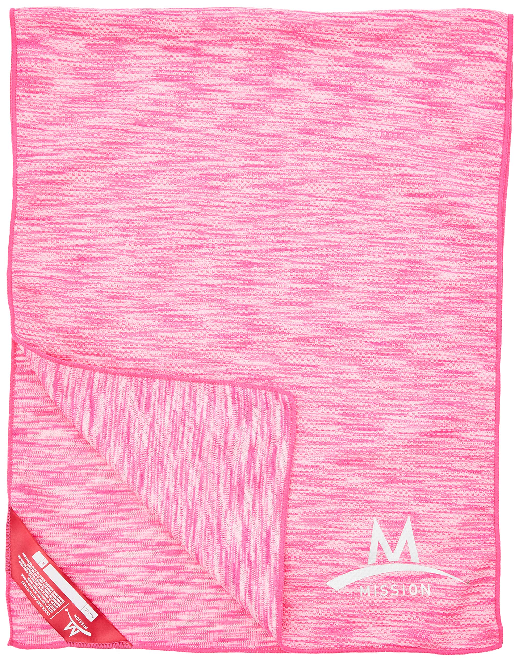 Mission Tech Knit – Asciugamano Asciugamano, Uomo, Tech Knit Towel, Pink Space Dye, Taglia Unica (Uomo)