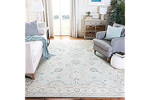 SAFAVIEH Blossom Collection 8' x 10' Grey/Multi Area Rug - BLM702F