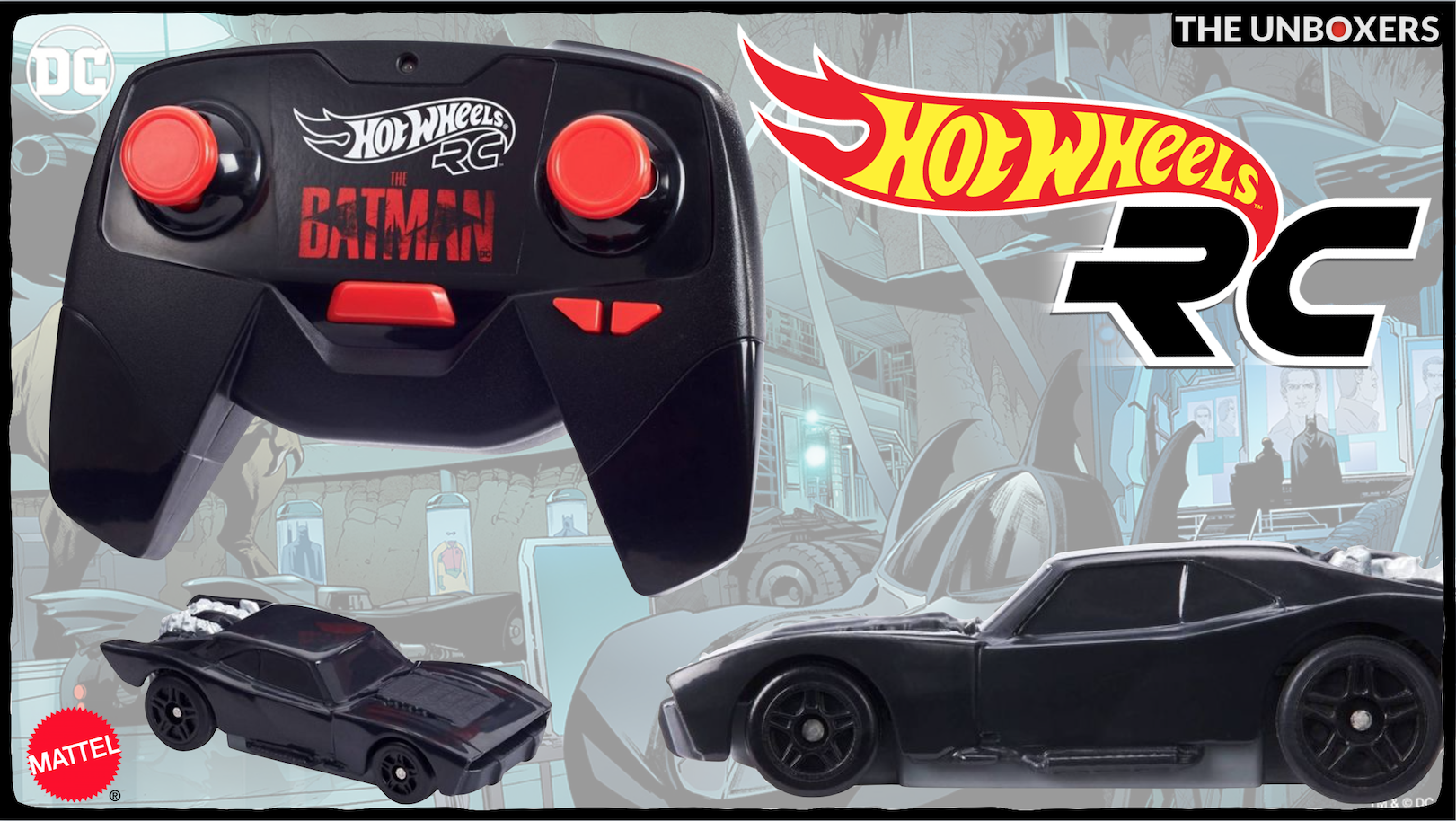 Watch Hot Wheels RC The Batman Batmobile Remote Controlled Vehicle