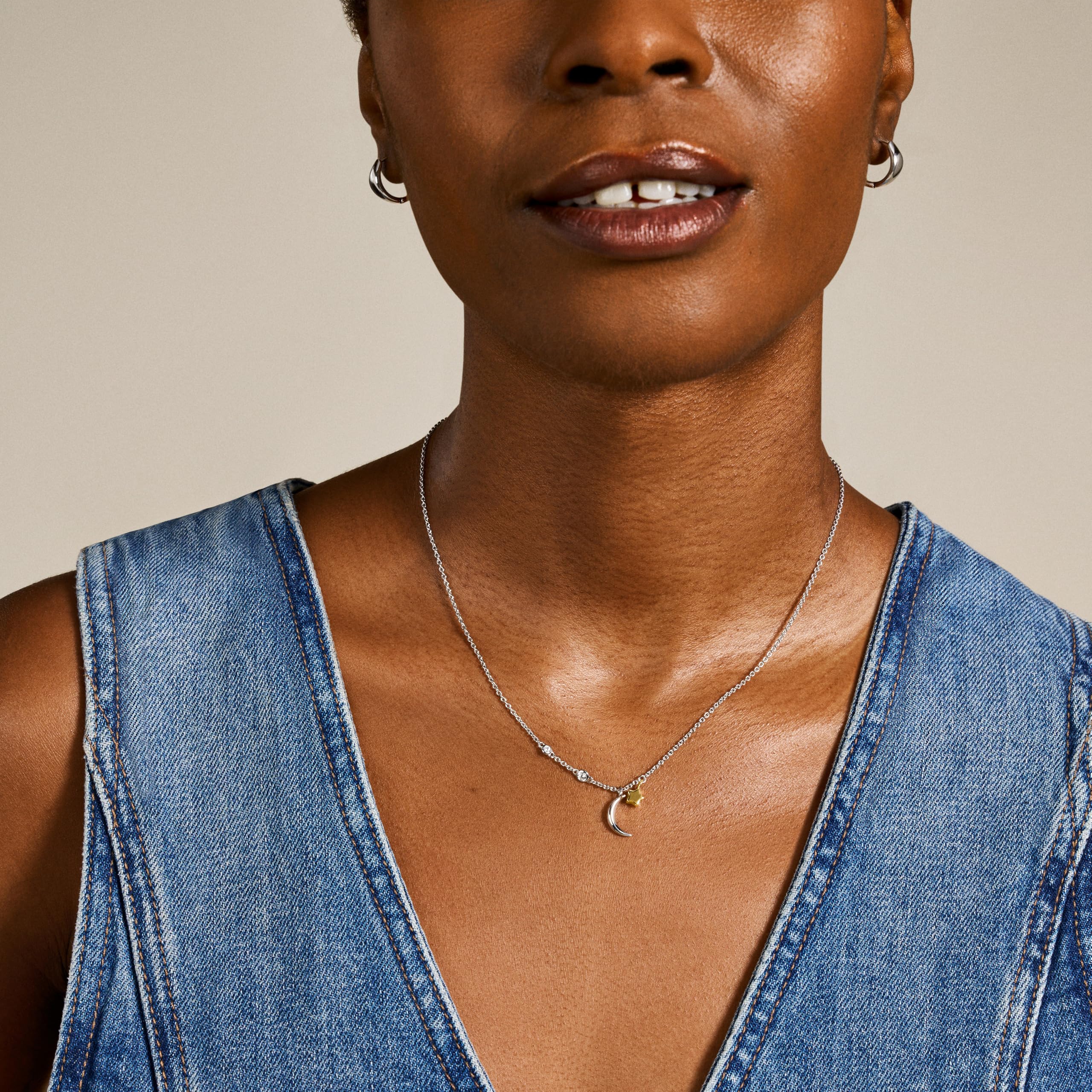 Fossil Collana Da Donna In Argento Sterling