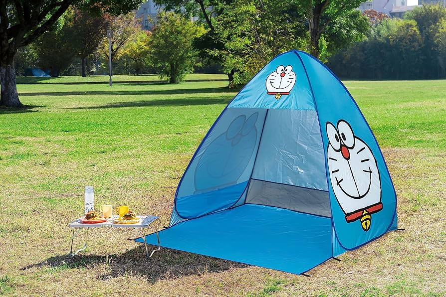 ドラえもん ポップアップテント 2-3名用レア当選品 ポップアップ テント 小 1人～2人用 簡単 海 公園 アウトドア