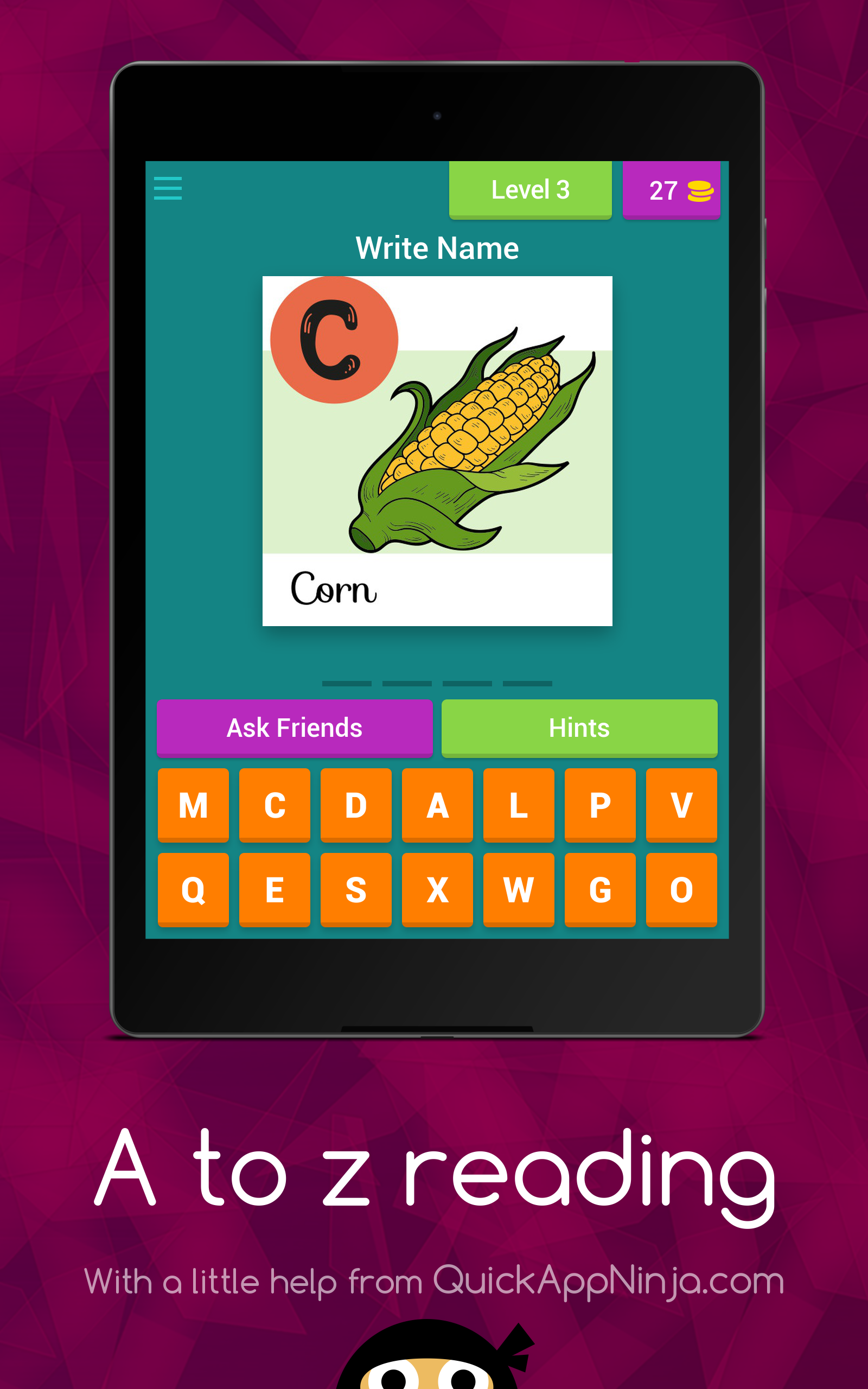 A to z reading App on Amazon Appstore